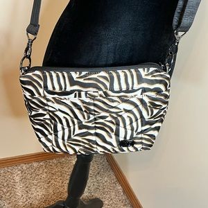 Lug Flare zebra Crossbody